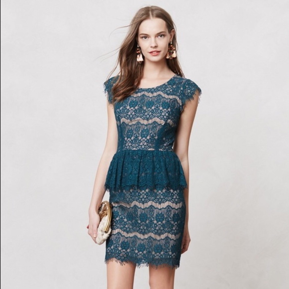 Maeve Elsa Peplum Dress